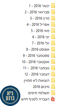 הקץ לניירת המיותרת ספריית הקבלות שלי